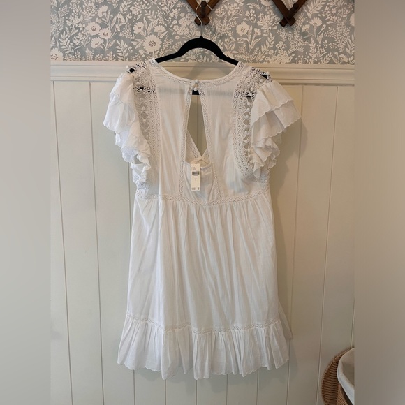 NWT Anthropology White Dress: Medium - Picture 3 of 4